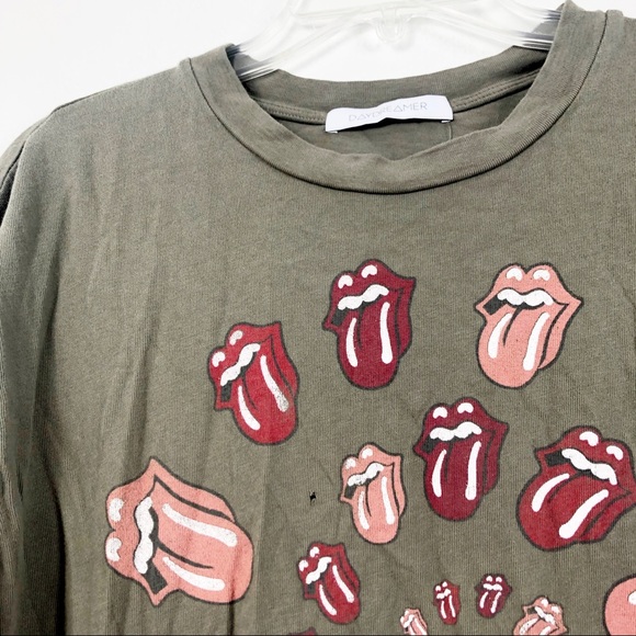Daydreamer Rolling Stones Spiral Tongue Tee - Picture 5 of 12